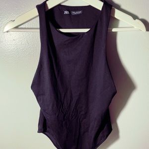 Zara black bodysuit